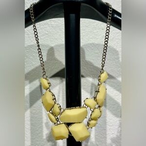 Vintage Cream Colored Statement Necklace